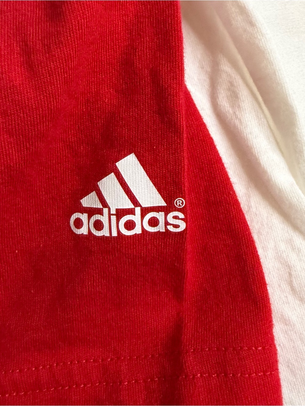 Adidas “Red White‎ and Baseball” Raglan Tee – Youth Large - Picture 5 of 5